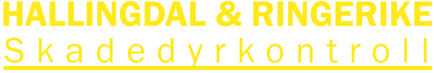 Hallingdal & Ringerike skadedyrkontroll - Logo